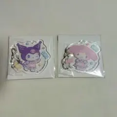 キャンディスウィートポップ ミニアクリルキーホルダー　マイメロ　クロミ　セット
