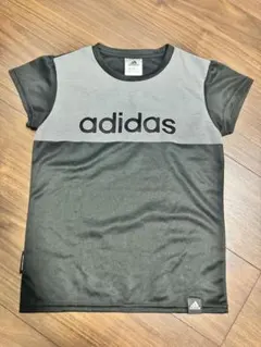 adidas アディダス　ジュニアスポーツウェア Tシャツ　半袖　140 黒系