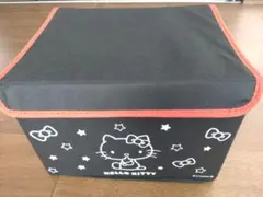 Hello Kitty 折りたたみ収納ボックス ブラック
