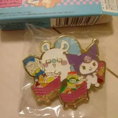 ちいかわ&サンリオキャラクターズ　ピンズコレクション　クロミ　モモンガ