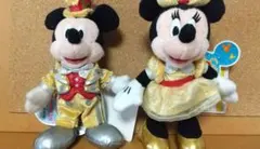 ミッキーミニー  30周年ぬいぐるみバッチ