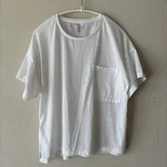 リーボックReebok ポケット付き 半袖Tシャツ　白　サイズLのサムネイル
