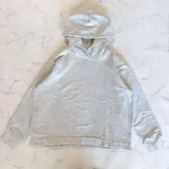 人気☆　無印良品 MUJI スウェット プルオーバー パーカー グレー M