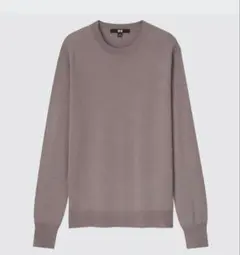 ユニクロ　エクストラファインメリノクルーネックセーター　UNIQLO L