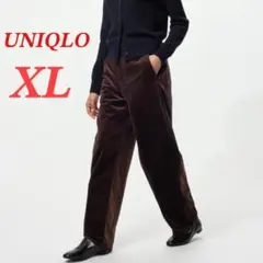 ユニクロ　コーデュロイカーブパンツ　丈長め　テーパード　大きいサイズ　XL