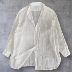 22SS スローブイエナ リネンフレンチフロントレギュラーシャツ