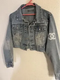 シャネルデニム　ジージャン　ジャケット　34 本物 CHANEL(シャネル) 24AWデニムジャケットP78799V71012