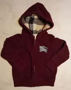 BURBERRY フード付きパーカー グレー 2Y92㎝ - メルカリ