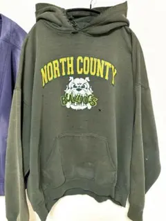 90s GILDAN sweat hoodie BORO