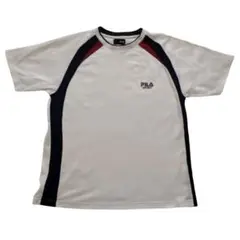 フィラ 切替デザインスポーツTシャツ（M）吸汗速乾 ストレッチ素材