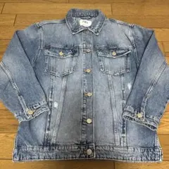 ZARA デニムジャケット キッズ140cm(クラッシュデニム)