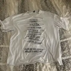 カットアウトデザイン Tシャツ ホワイト