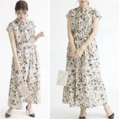 美品】アプワイザーリッシェ＊ぼかしエッチングワンピース - メルカリ