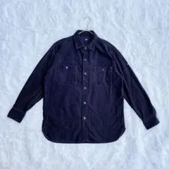 UNIQLO ユニクロ コーデュロイシャツ XL 大きいサイズ 無地 秋冬