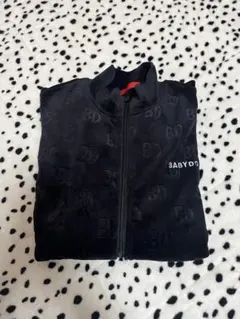 BABYDOLL 黒 ジップアップパーカー男女兼用