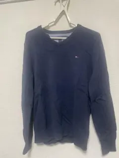 TOMMY HILFIGER ネイビー Vネックセーター Mサイズ