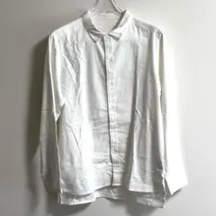 GUNZE グンゼ 長袖リラックスシャツ ホワイト メンズ L 美品　レディースのサムネイル