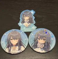 学マス　スマイルベースカフェ　手毬　缶バッジ　等身/SD　ステッカー