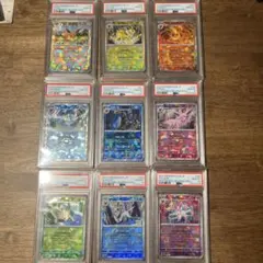 【PSA10 連番】テラスタルフェスex ブイズ マスターボールミラー 9枚