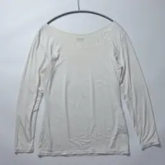 UNIQLO ユニクロ　ヒートテック　レディース　長袖　白　Uネック