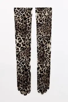 Zara ヒョウ柄ロンググローブ