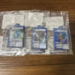 旧デジモンカード風アクリルチャーム 3種セット