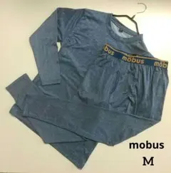 mobus メンズ トップス レギンス 上下 セットアップ あったか サイズM