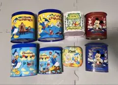 レトロ★ディズニー・お菓子の空き缶8個のサムネイル