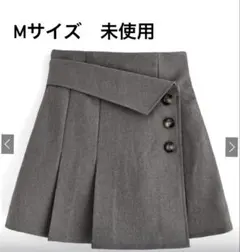 未使用　GRL インパン裏地付きアシンメトリーミニスカート[tu725]