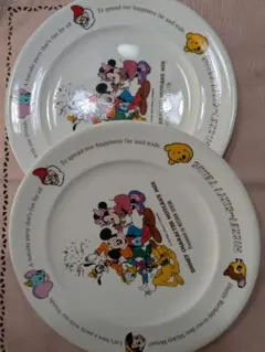 ディズニーお皿2枚セット