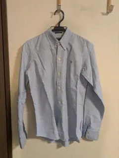 ラルフローレンスポーツ　刺繍入り水色オックスフォードシャツ