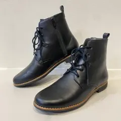 【極美品】 アシックス ウォーキング ペダラ ショートブーツ 22.5 黒