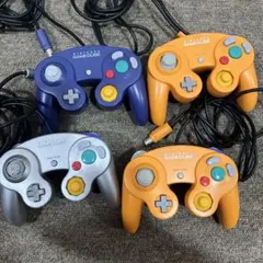 【純正】ゲームキューブ コントローラー 4個セット 動作未確認 現状品
