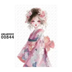 00844 コラージュ素材 12枚 ペーパー/ステッカー CREARTISTZ