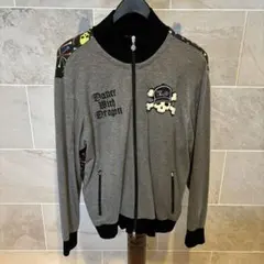 新品☆ダンスウィズドラゴン WOODYコーデュロイ ジャージ☆黒☆XL