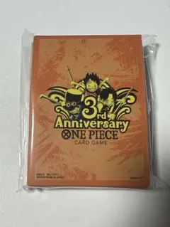 ワンピースカード　スリーブ　3rd anniversary set 未開封