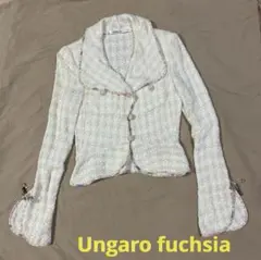 希少】ungaro fuchsia ダブルボタンフリルジャケット - メルカリ