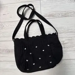 hichan×Donobanコラボ】 スカラップマザーズバッグ ネイビー - メルカリ