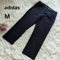 アディダス コーデュロイ　パンツ　アディダスゴルフ M 黒　美品