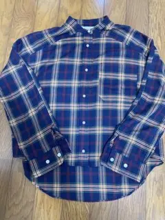 BLANC basque 長袖チェックシャツ