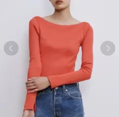 OUR WACOAL アワワコール カップ付きTシャツ バックオープン 10分袖のサムネイル