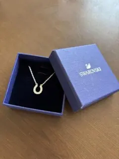 SWAROVSKI スワロフスキー シルバー ネックレス 蹄鉄 ホースシュー