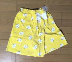 【150cm新品未使用】BELLE MAISON花柄イエロースカートのサムネイル