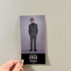 BMSGFES'24 ryuhei チェック柄スーツ 写真