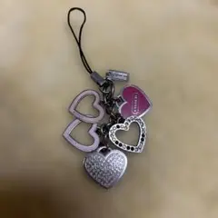 COACH ハート型チャーム ストラップのサムネイル