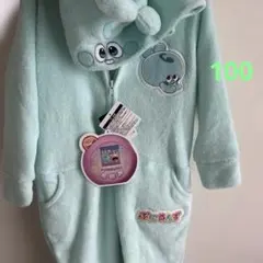 ぷにるんず　ともるん　KIDS コンビネゾン　洋服　暖かい　水色 100センチ