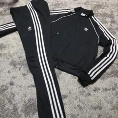 アディダス adidas スウェット ジャージ ブラック トラックジャケット