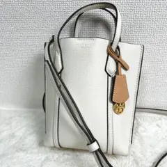 美品✨　トリーバーチ ペリー ミニトートバッグ ショルダーバッグ アイボリー