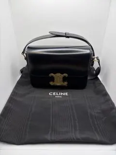【極美品】CELINE ティーン トリオンフ バッグ / シャイニーカーフスキン