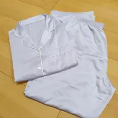 サテンパジャマ　ライトパープル